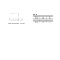 A500-401 NUMATICS/AVENTICS NFPA CYLINDER PART A SERIES PIVOT PIN W/RETAINING CLIP 0.500